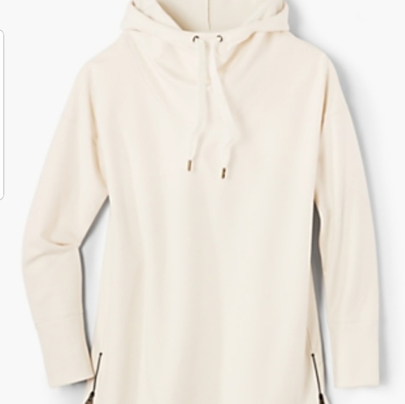 ivory hoodie